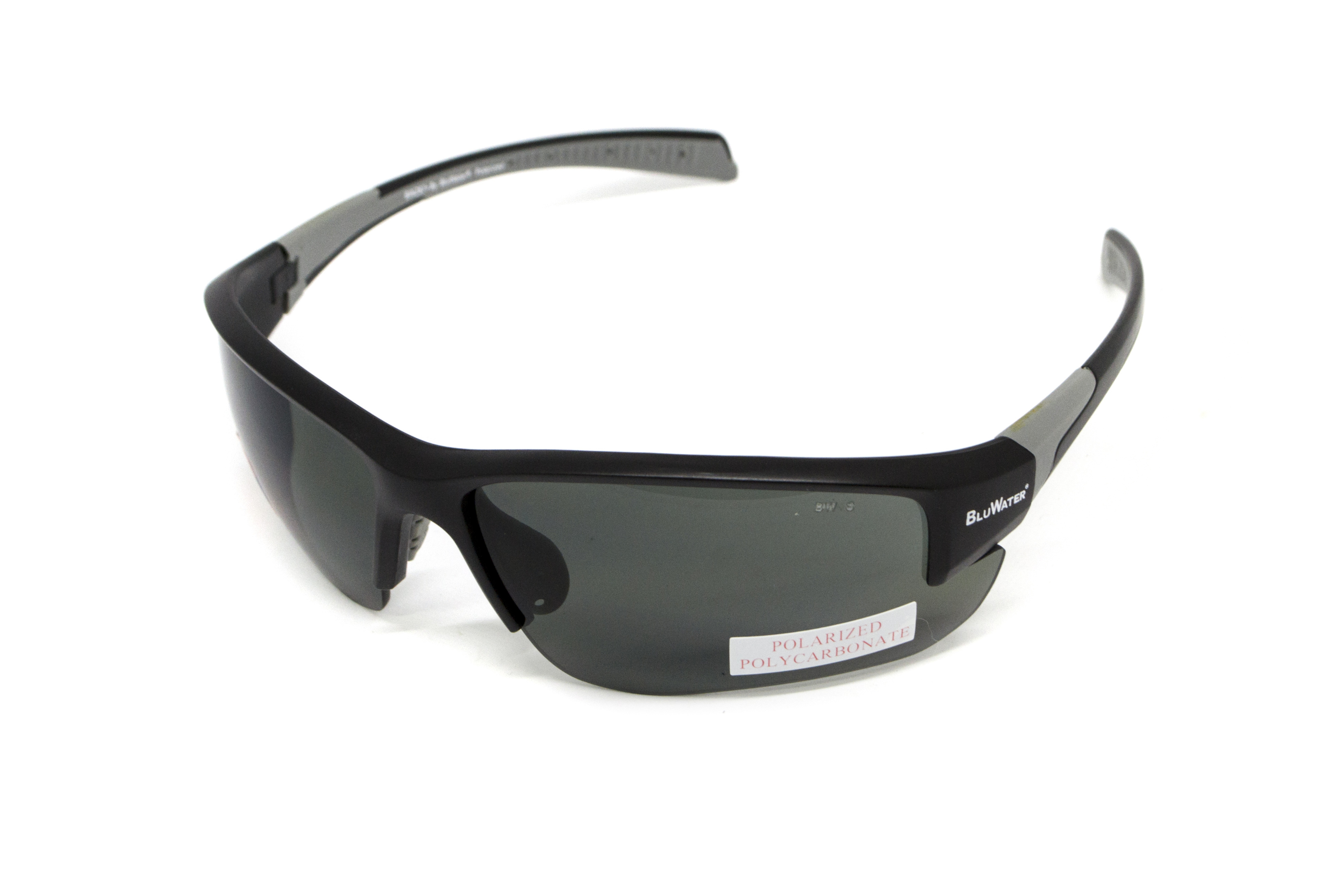 Очки поляризационные защитные BluWater Samson-3 Z87.1 Polarized (gray), серые — фото 2