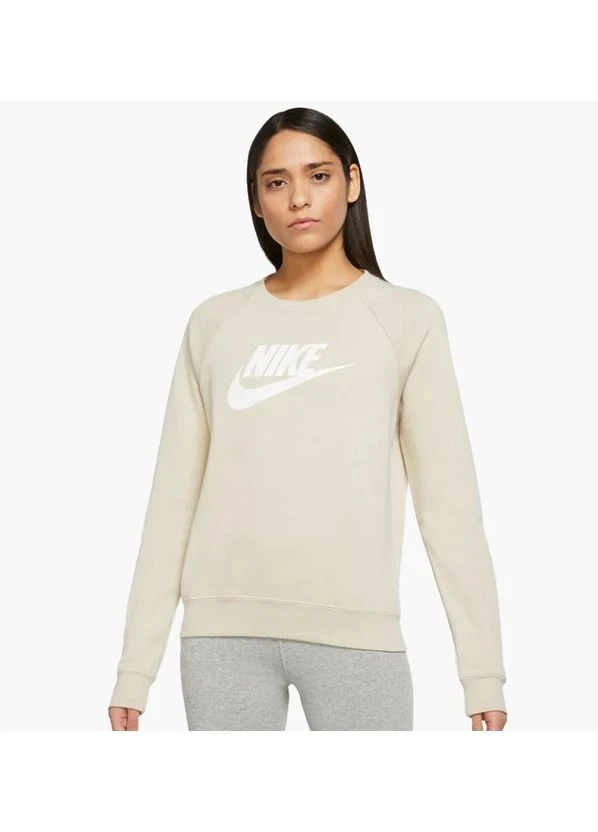 Кофта жіночі Nike Swoosh Sweatshirt Beige (BV4112-206) — фото 1