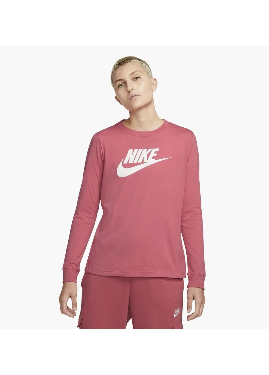 Лосіни жіночі Nike Womens Long-Sleeve T-Shirt Pink (BV6171-622) — фото 1
