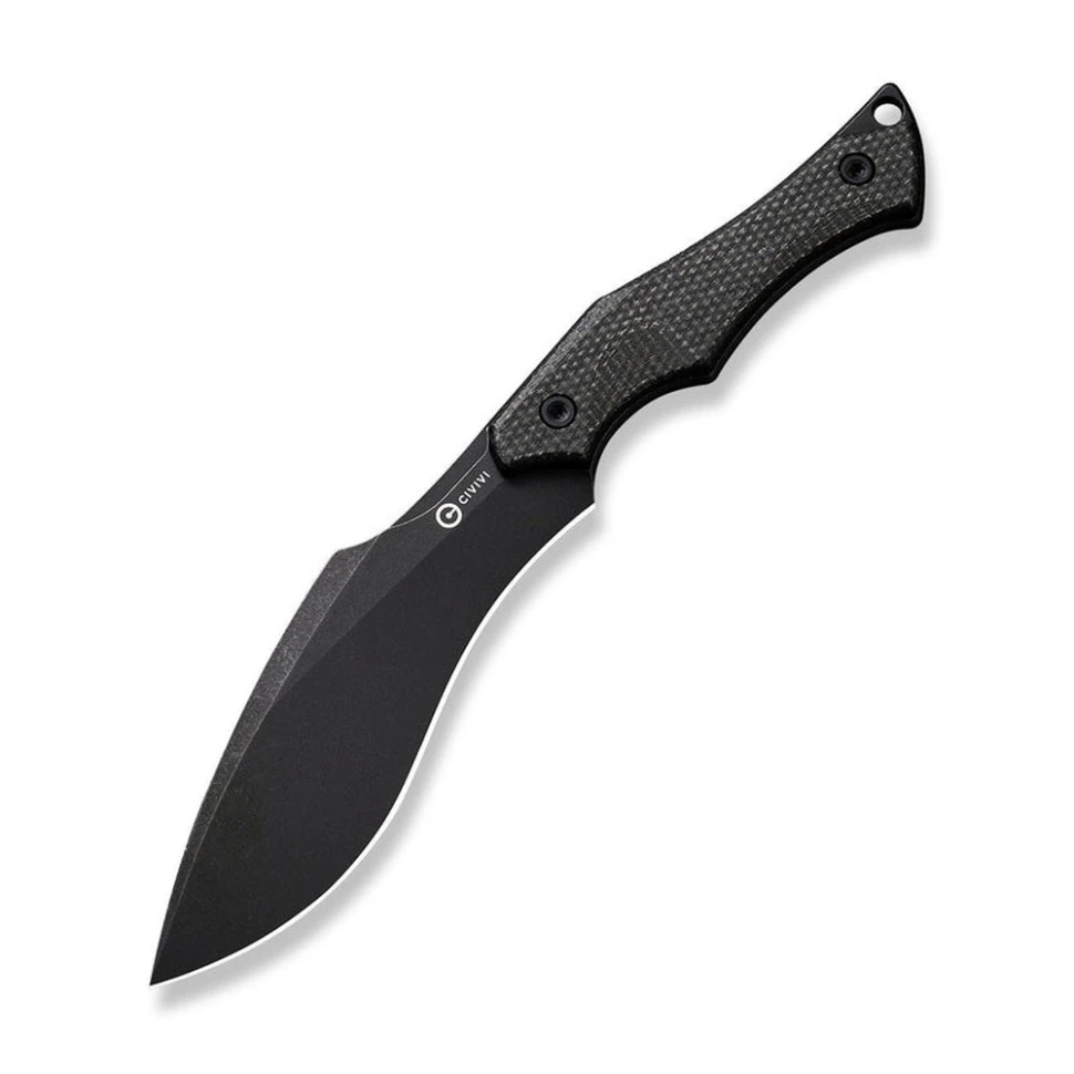 Ніж фіксований тактичний Civivi Vaquita II, (8.1 см) Nitro-V / Micarta чорний — фото 1