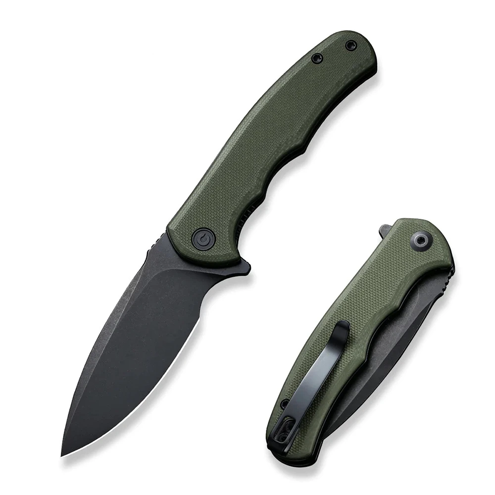 Ніж складаний кишеньковий Civivi Mini Praxis, (7.5 см) D2 / G10 зелений — фото 1