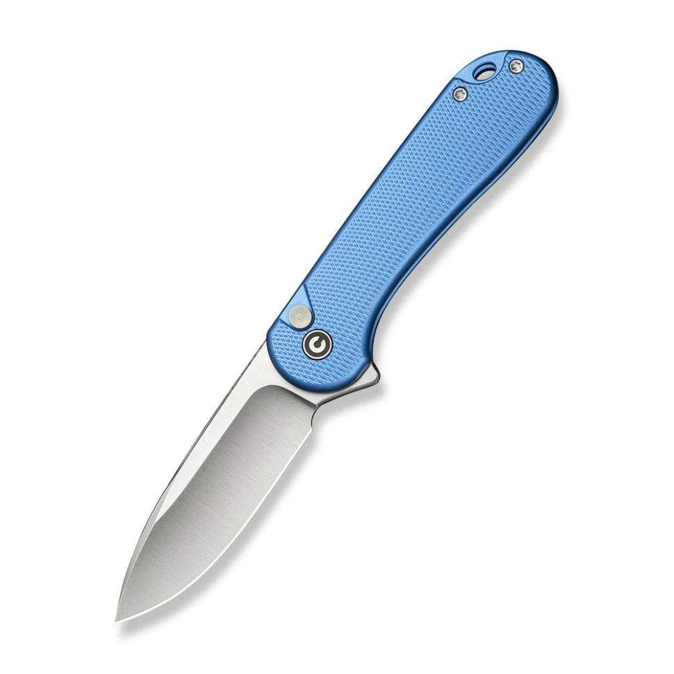 Ніж складаний кишеньковий Civivi Elementum II, (7.5 см) Nitro-V / Aluminum синій — фото 1