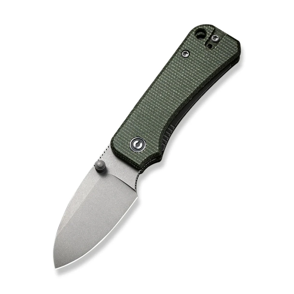 Ніж складаний кишеньковий Civivi Baby Banter, (5.9 см) Nitro-V / Micarta зелений — фото 1