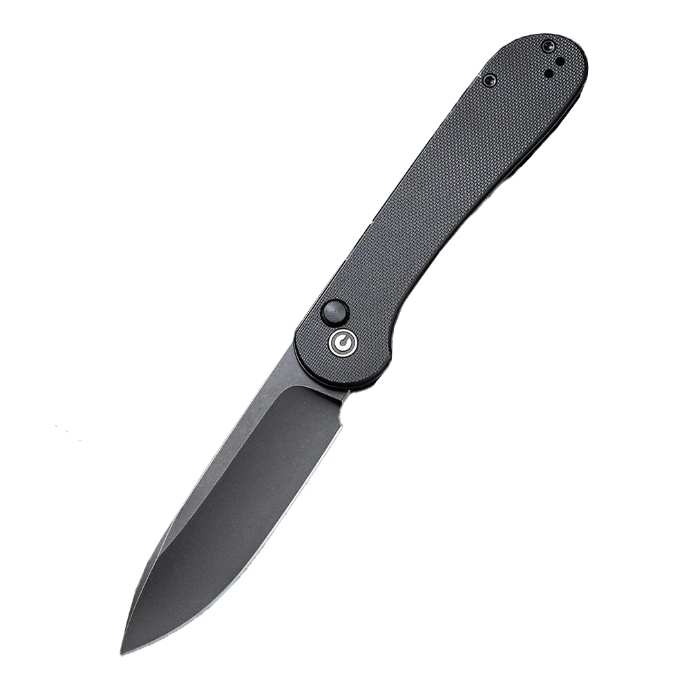 Ніж складаний туристичний Civivi Elementum Pocket, (8.9 см) 14C28N / G10 чорний — фото 1