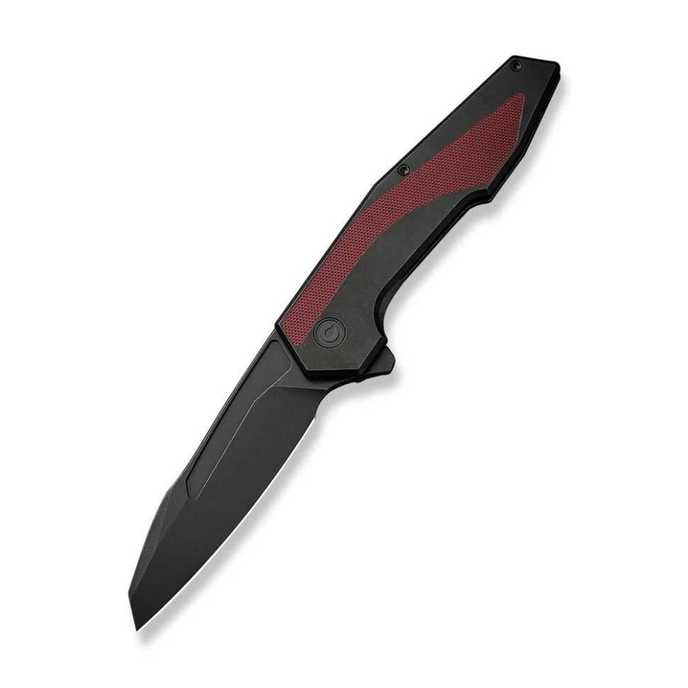 Ніж складаний туристичний Civivi Hypersonic, (9.4 см) 14C28N / Steel & G10 чорно-бордовий — фото 1