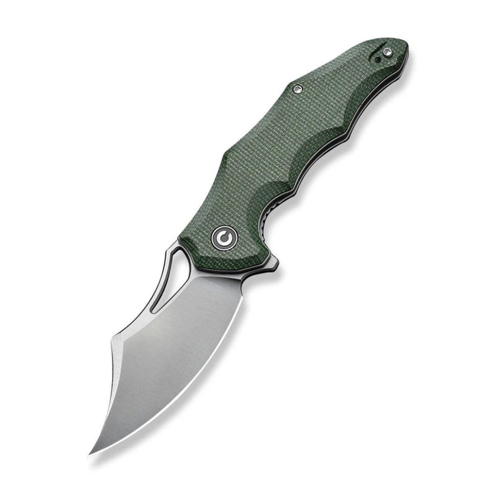 Ніж складаний кишеньковий Civivi Chiro, (7.9 см) 14C28N / Micarta темно-зелений — фото 1