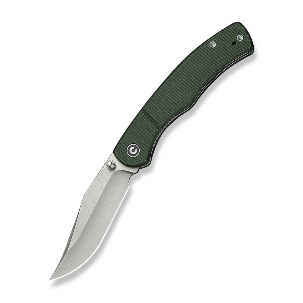 Ніж складаний кишеньковий Civivi Clingman, (7.6 см) Nitro-V / Micarta темно-зелений — фото 1