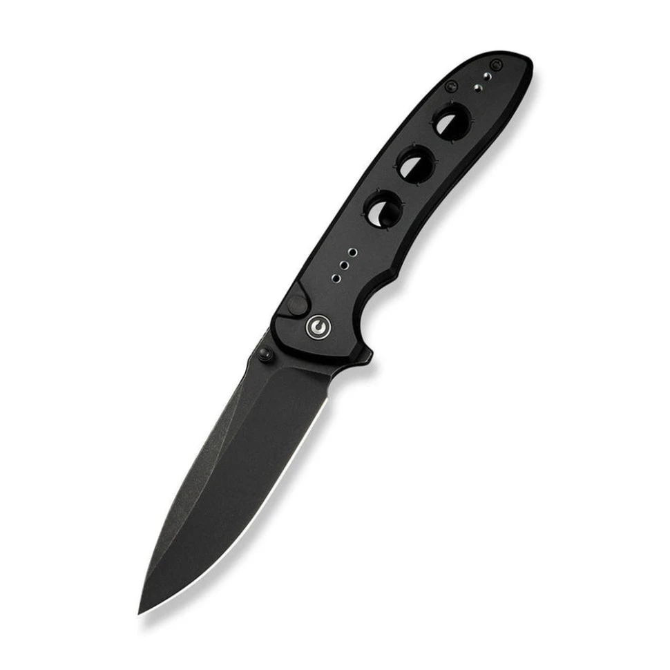Ніж складаний туристичний Civivi Hyperpulse, (8.9 см) 14C28N / Aluminum чорний — фото 1