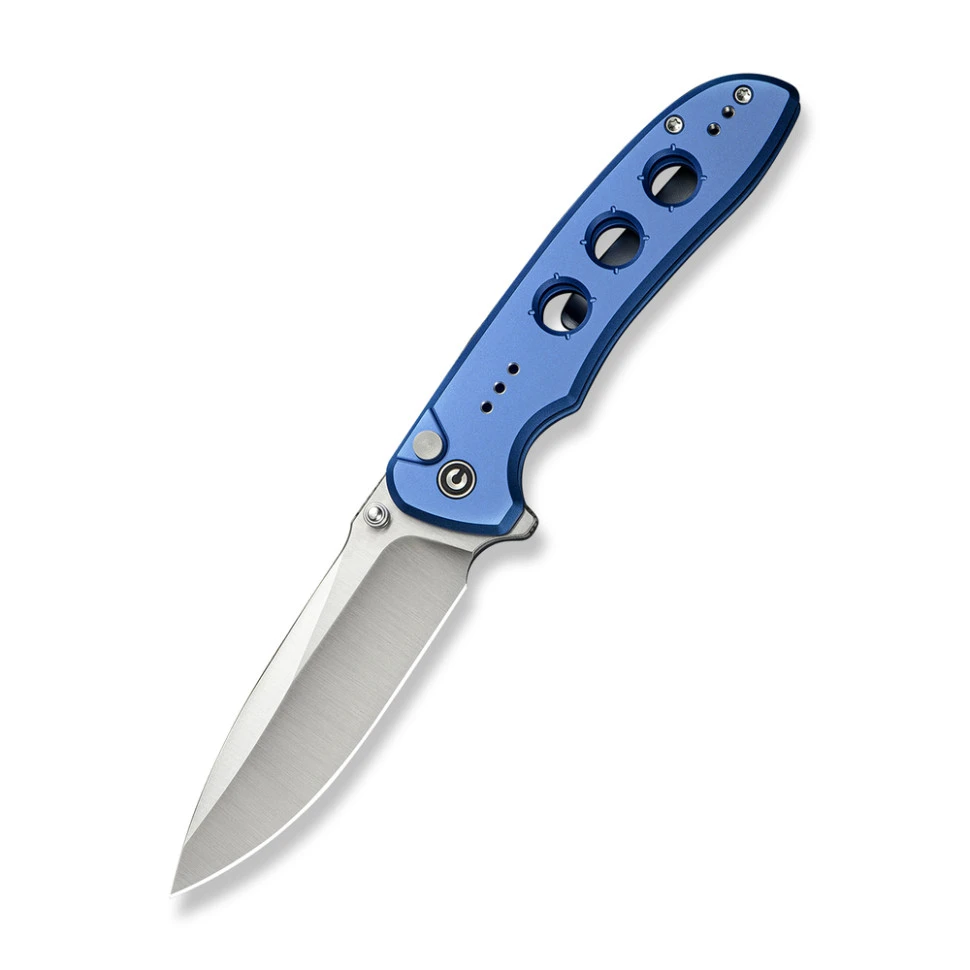 Ніж складаний туристичний Civivi Hyperpulse, (8.9 см) 14C28N / Aluminum синій — фото 1
