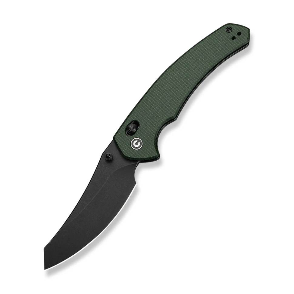 Ніж складаний туристичний Civivi Sixgill, (8.7 см) Nitro-V / Micarta темно-зелений — фото 1