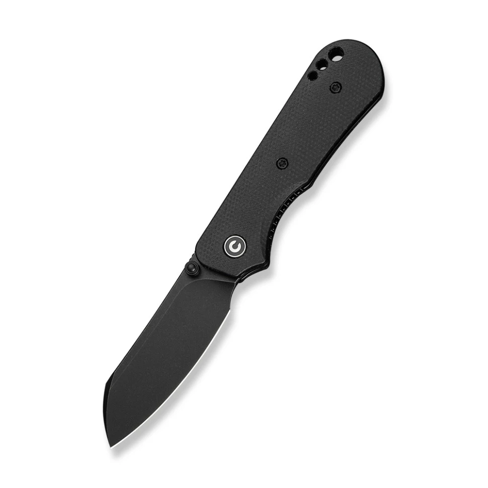 Ніж складаний кишеньковий Civivi Crabby, (6.9 см) 14C28N / Micarta чорний — фото 1