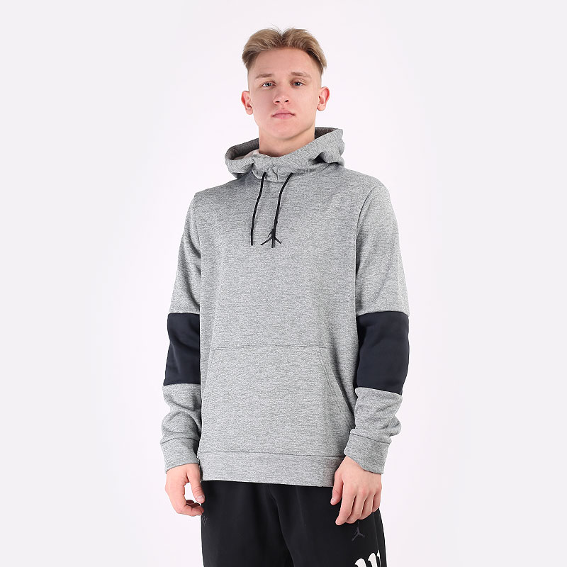 Кофта чоловіча Jordan Air Therma Fleece Hoodie Gray (CK6789-091) — фото 1