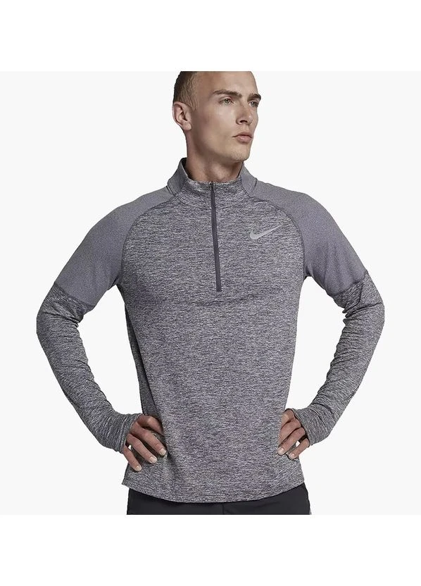 Кофта чоловіча Nike Dri-Fit Element Zip Running Grey (CD8273-021) — фото 1
