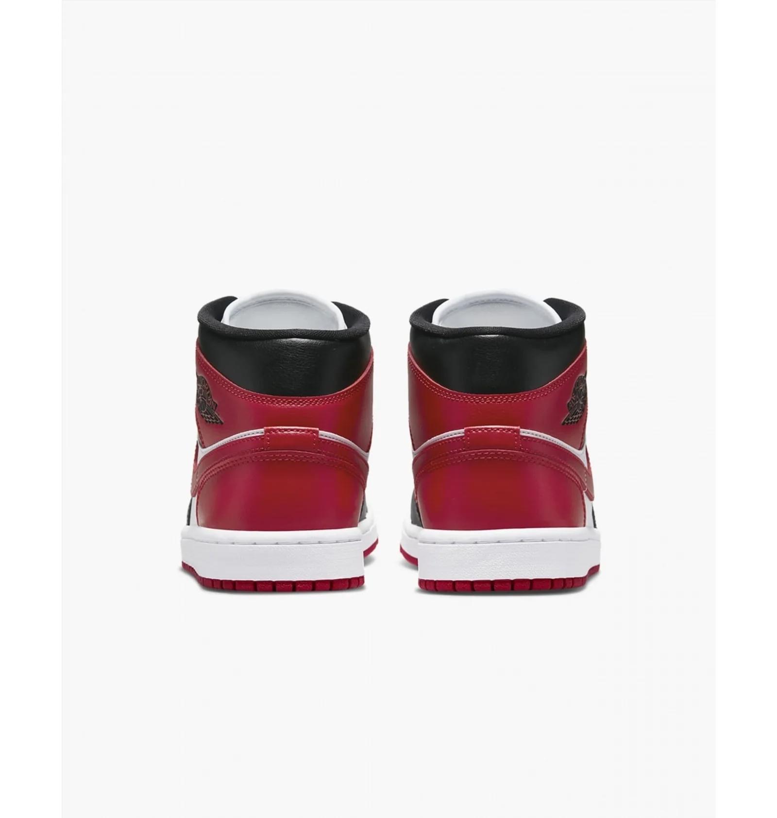 Кросівки жіночі Jordan 1 Mid Bred Toe (BQ6472-079) — фото 24