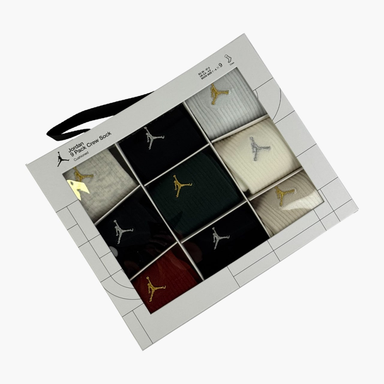 Шкарпетки Jordan Jdn Holiday 9Pk Crew Gift Box (BJ0810-X58) — фото 13