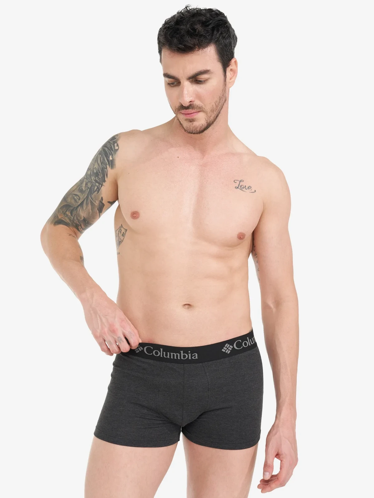 Труси чоловічі Columbia Performance Cotton Stretch Melange Black (2 ) (CPCB02CLB-BLK) — фото 1