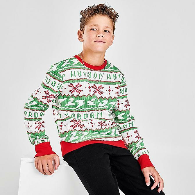 Светр дитячий Jordan Jumpman Holiday Christmas Sweatshirt Sweater (CT3459-010) — фото 1