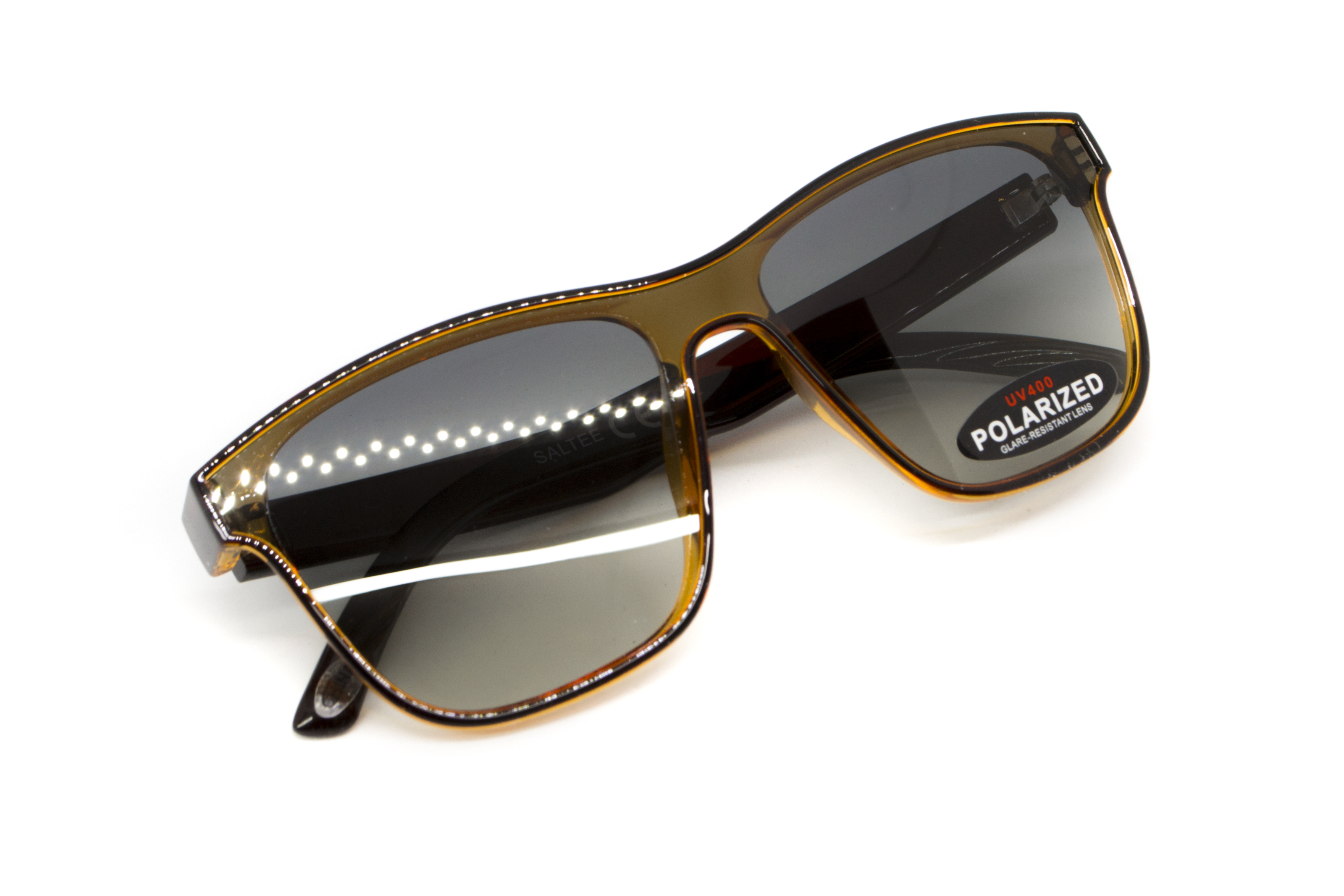 Очки поляризационные BluWater Saltee Polarized (gradient gray), серые с градиентом линзы в коричневой полупрозрачной оправе — фото 31