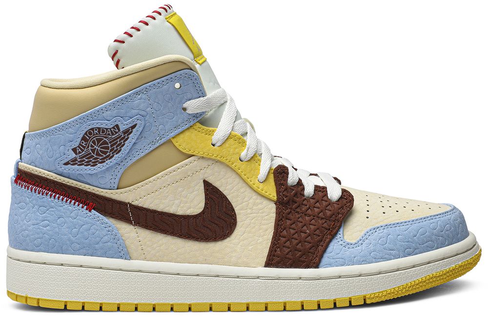 Кросівки Jordan 1 Mid SE Fearless Maison — фото 1