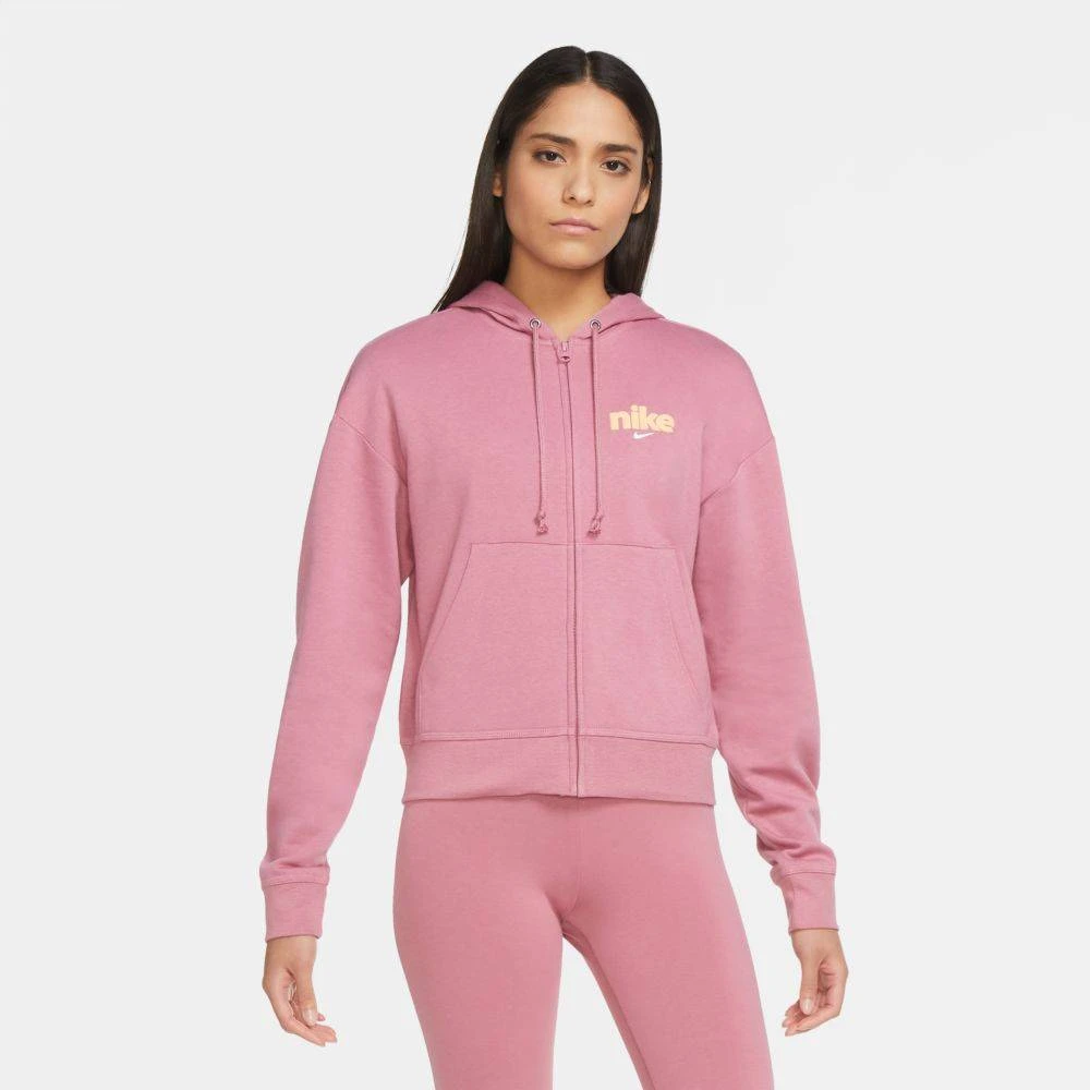 Кофта жіночі Nike Nsw Hoodie Fz Flc Bb Vrsty (CU5056-614) — фото 1