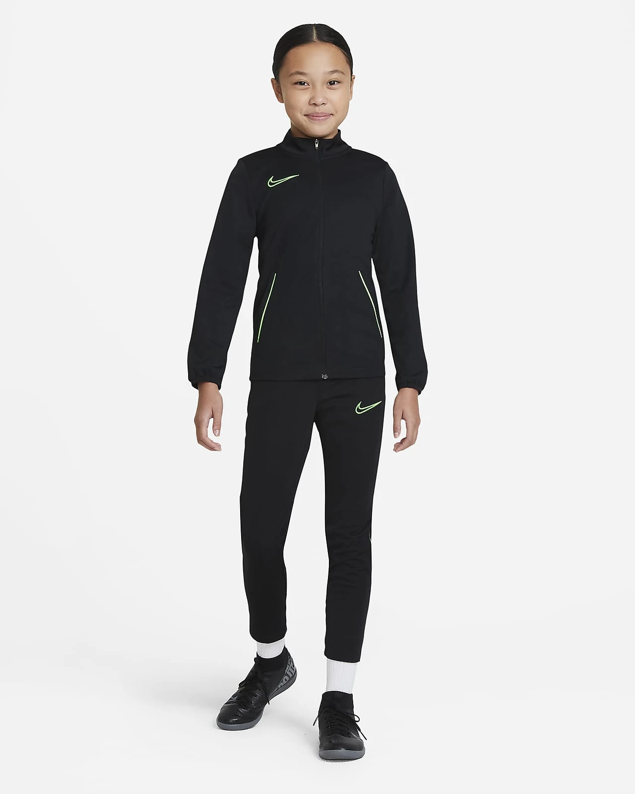 Спортивний костюм дитячий Nike Academy 21 Knit Tracksuit Black (CW6133-013) — фото 1