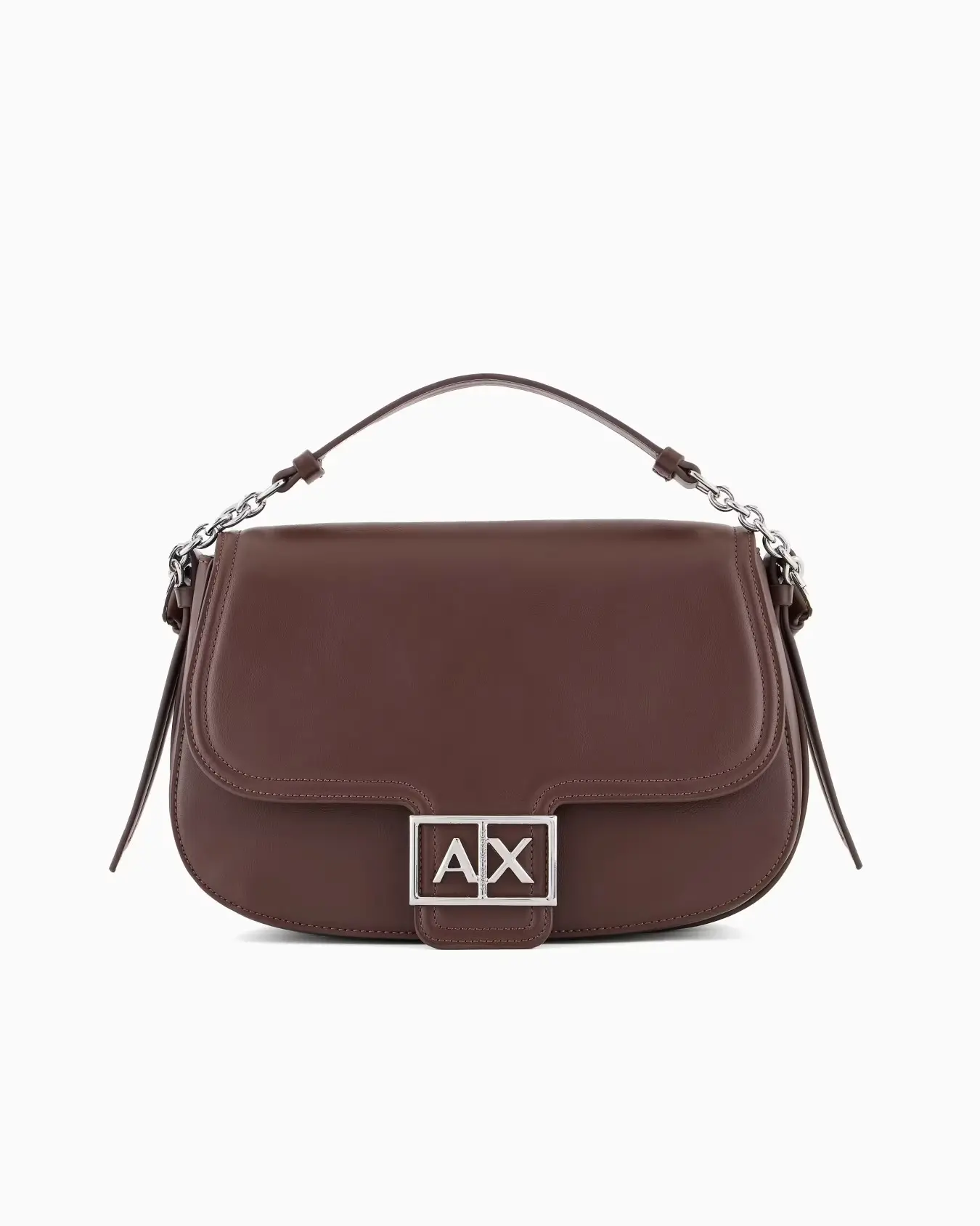 Жіноча сумка через плече із монограмою-логотипом Armani Exchange 1159836032 (Коричневий One size) — фото 3