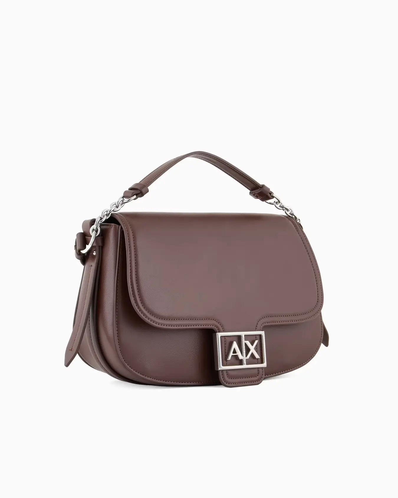Жіноча сумка через плече із монограмою-логотипом Armani Exchange 1159836032 (Коричневий One size) — фото 5