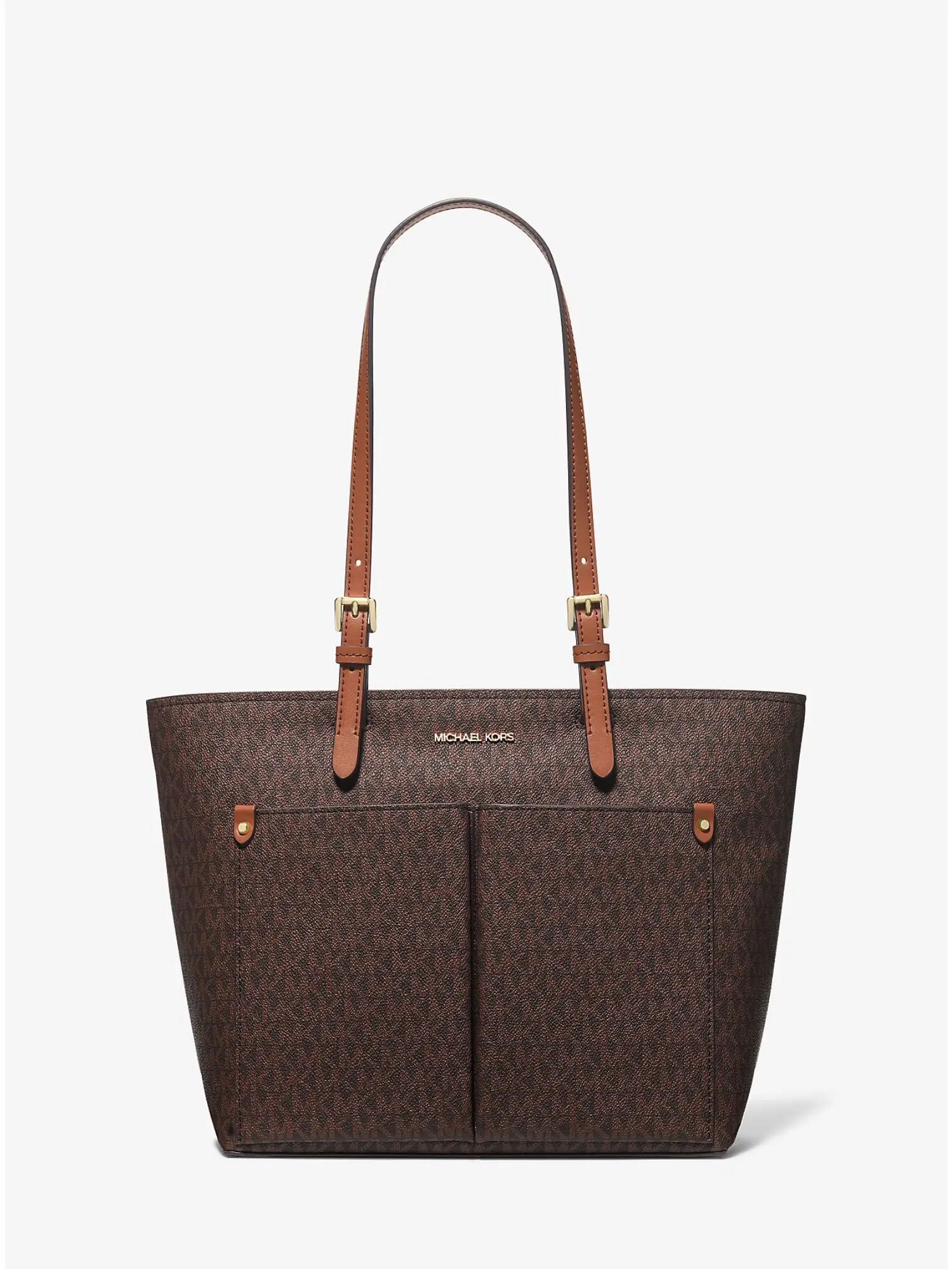 Жіночий набір Jet Set Travel Michael Kors сумка та клатч 1159858720 Коричневий — фото 5