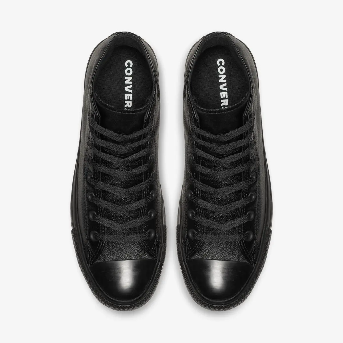 Кеди Converse Chuck Taylor All Star Hi Leather Black Mono 135251C — фото 5