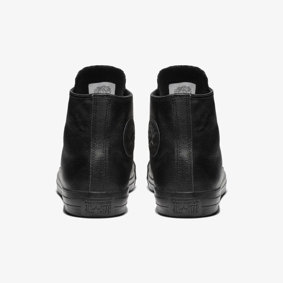 Кеди Converse Chuck Taylor All Star Hi Leather Black Mono 135251C — фото 7