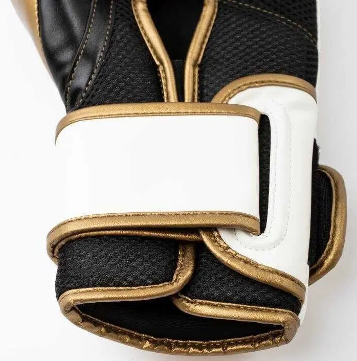 Боксерські рукавиці Everlast POWERLOCK 2R TRAINING GLOVE білий, золотий 12 унцій (P00003049) — фото 6