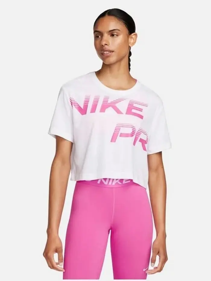 Жіноча футболка Nike Pro Graphic Short Sleeve FQ4985-100 — фото 2