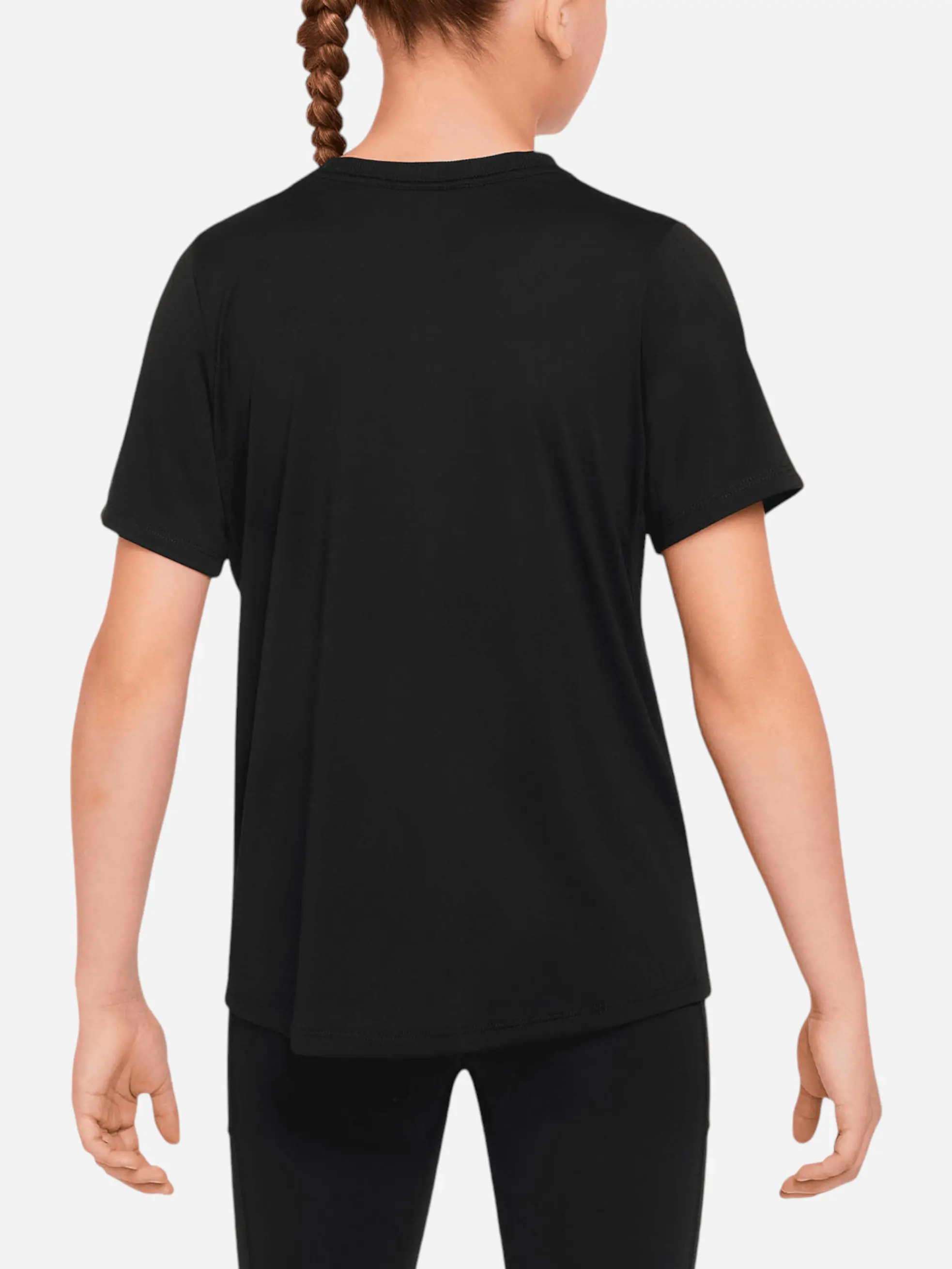 Футболка підліткова Nike One Fitted Dri-Fit Short-Sleeve Top (FZ5600-010) — фото 4